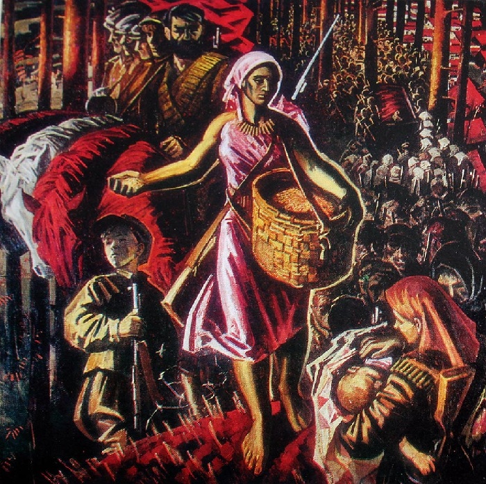Аллегорические полотна с историческим подтекстом белорусского художника Мая Данцига﻿ 