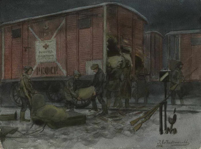 Революция 1917 года в картинах Ивана Владимирова 