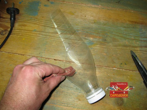 Поясной держатель для удочки из пластиковой бутылки самоделкин