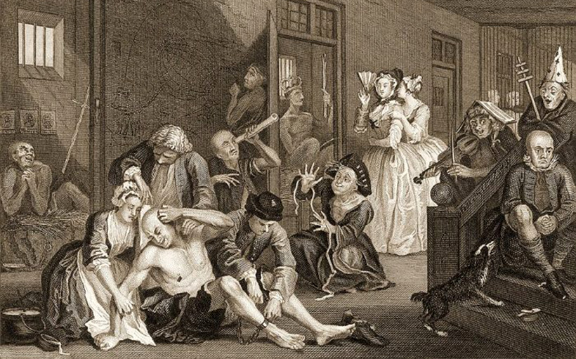 Зачем англичане в XVII веке покупали билеты в сумасшедший дом 17 век,англия,бедлам,история