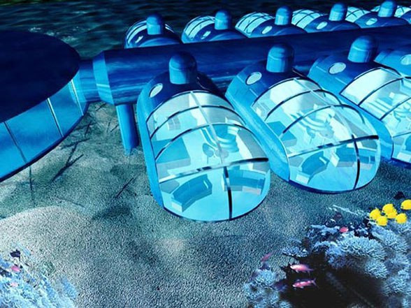 Уникальный подводный отель в Дубаи города,заграница,отдых,страны,туризм